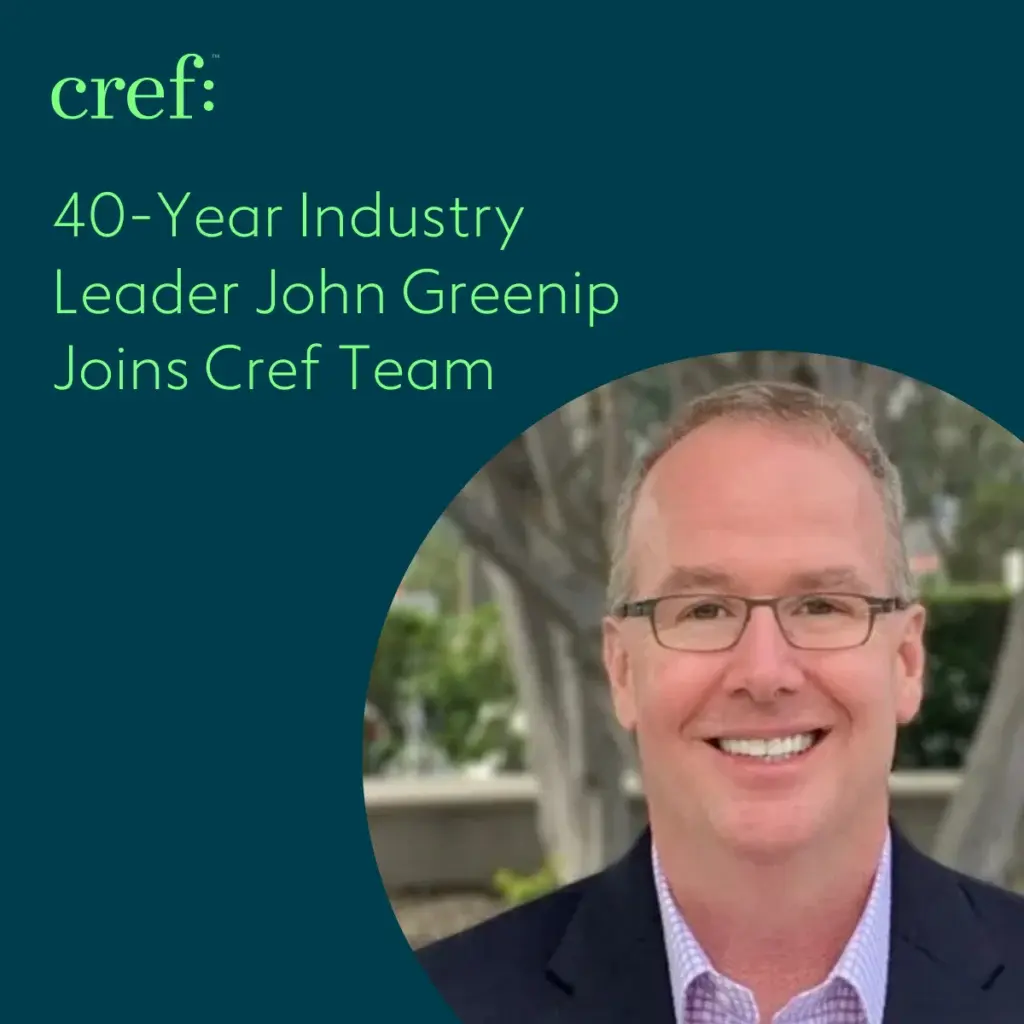 40-Year Industry Leader John Greenip Joins Cref Team